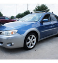 subaru impreza 2008 blue wagon outback sp gasoline 4 cylinders all whee drive shiftable automatic 77099