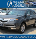 acura mdx 2012 dk  gray suv w tech w res gasoline 6 cylinders all whee drive automatic with overdrive 77074