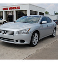 nissan maxima 2012 silver sedan 3 5 s gasoline 6 cylinders front wheel drive automatic with overdrive 77627