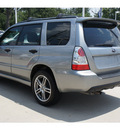 subaru forester 2007 silver wagon 2 5x gasoline 4 cylinders all whee drive 4 speed automatic 77090