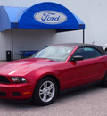 ford mustang 2010 dk  red v6 gasoline 6 cylinders rear wheel drive automatic 77531