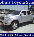toyota tacoma 2012 silver v6 gasoline 6 cylinders 4 wheel drive automatic 75569