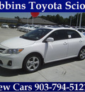 toyota corolla 2012 white sedan le gasoline 4 cylinders front wheel drive automatic 75569