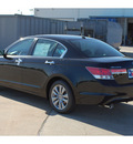 honda accord 2012 black sedan ex l v6 gasoline 6 cylinders front wheel drive automatic with overdrive 77034
