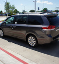 toyota sienna 2012 dk  gray van limited gasoline 6 cylinders front wheel drive 6 speed automatic 76053