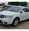 dodge journey 2012 white suv sxt gasoline 4 cylinders front wheel drive shiftable automatic 76520