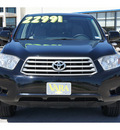 toyota highlander 2009 black suv gasoline 6 cylinders front wheel drive 5 speed with overdrive 78224