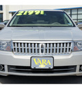 lincoln mkz 2009 silver sedan gasoline 6 cylinders front wheel drive 6 speed automatic 78224