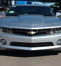 chevrolet camaro 2012 silver ice coupe lt gasoline 6 cylinders rear wheel drive not specified 76051