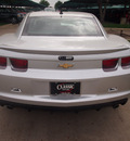 chevrolet camaro 2012 silver ice coupe ls gasoline 6 cylinders rear wheel drive not specified 76051