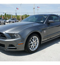 ford mustang 2013 gray coupe v6 coupe gasoline 6 cylinders rear wheel drive automatic 77375