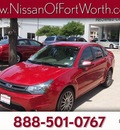 ford focus 2011 dk  red sedan sport ses gasoline 4 cylinders front wheel drive automatic 76116