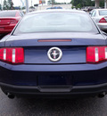 ford mustang 2012 dk  blue coupe v6 gasoline 6 cylinders rear wheel drive automatic 75672