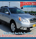 subaru outback 2012 silver wagon 2 5i limited gasoline 4 cylinders all whee drive shiftable automatic 75070