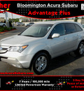 acura mdx 2009 silver suv w tech gasoline 6 cylinders all whee drive automatic 55420