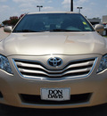 toyota camry 2011 tan sedan le gasoline 4 cylinders front wheel drive automatic 76018