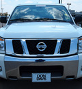 nissan titan 2012 white sv flex fuel 8 cylinders 2 wheel drive automatic 76018