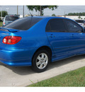 toyota corolla 2008 blue sedan gasoline 4 cylinders front wheel drive automatic 77090