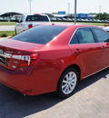 toyota camry hybrid 2012 red sedan xle hybrid 4 cylinders front wheel drive cont  variable trans  76087