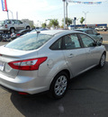 ford focus 2012 silver sedan se flex fuel 4 cylinders front wheel drive automatic 79925