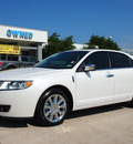 lincoln mkz 2011 white sedan gasoline 6 cylinders front wheel drive automatic 76011