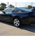 ford mustang 2013 black coupe gt gasoline 8 cylinders rear wheel drive not specified 77471