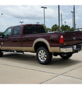 ford f 350 super duty 2012 autumn red metallic lariat biodiesel 8 cylinders 4 wheel drive shiftable automatic 77471