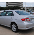 toyota corolla 2012 silver sedan le gasoline 4 cylinders front wheel drive automatic 77074