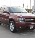 chevrolet tahoe 2008 dk  red suv lt flex fuel 8 cylinders 2 wheel drive automatic with overdrive 77074