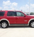 ford explorer 2006 dk  red suv eddie bauer gasoline 6 cylinders rear wheel drive 5 speed automatic 77388