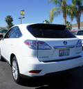 lexus rx 450h 2010 white suv hybrid 6 cylinders front wheel drive automatic 92235