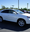 lexus rx 450h 2010 white suv hybrid 6 cylinders front wheel drive automatic 92235