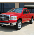 dodge ram pickup 1500 2007 red slt gasoline 8 cylinders 4 wheel drive automatic with overdrive 77656