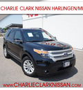 ford explorer 2011 black suv xlt gasoline 6 cylinders 2 wheel drive automatic 78552