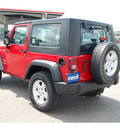 jeep wrangler 2009 red suv x gasoline 6 cylinders 4 wheel drive automatic with overdrive 77632