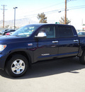 toyota tundra 2008 blue limited gasoline 8 cylinders 2 wheel drive automatic 79925