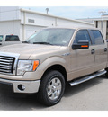 ford f 150 2012 beige xlt flex fuel 8 cylinders 2 wheel drive automatic 77074