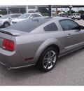 ford mustang 2009 lt  gray coupe gt deluxe gasoline 8 cylinders rear wheel drive 5 speed manual 77074