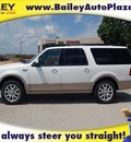ford expedition el 2012 white suv king ranch flex fuel 8 cylinders 2 wheel drive automatic 76450