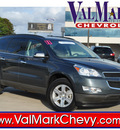 chevrolet traverse 2011 gray lt gasoline 6 cylinders front wheel drive automatic 78130