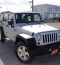 jeep wrangler unlimited 2010 silver suv sport gasoline 6 cylinders 4 wheel drive automatic 79936