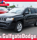 jeep compass 2012 black suv sport gasoline 4 cylinders 2 wheel drive automatic 77017