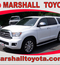 toyota sequoia 2008 white suv limited gasoline 8 cylinders 2 wheel drive automatic 75672
