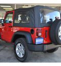 jeep wrangler 2011 red suv sport gasoline 6 cylinders 4 wheel drive automatic with overdrive 78216