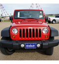 jeep wrangler unlimited 2012 red suv sport gasoline 6 cylinders 4 wheel drive automatic 76645