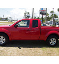 nissan frontier 2005 red pickup truck se gasoline 6 cylinders rear wheel drive automatic 32086