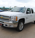 chevrolet silverado 1500 2012 white lt flex fuel 8 cylinders 4 wheel drive not specified 76051