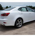 lexus is 250 2012 white sedan gasoline 6 cylinders rear wheel drive automatic 77074