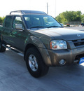 nissan frontier 2001 olive se gasoline 6 cylinders 4 wheel drive automatic 76234
