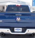 dodge ram pickup 1500 2009 blue laramie gasoline 8 cylinders 2 wheel drive not specified 77375